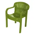 Кресло Стандарт Пластик Летнее, пластик, цвет киви, влагостойкое