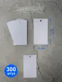 Бирка пластиковая 50х90 мм с хомутом - 300 шт.
