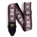 ERNIE BALL 4669 Jacquard Blackjack Red Ремень для гитары