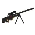 Деревянная снайперская винтовка АВП Скретч (резинкострел) Mod.2 EcoToys