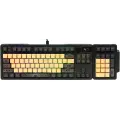 Дарк Проджект KD87A (G3ms Moonstone Switch), черный/желтый, игровая клавиатура