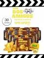 Чипсы DOS AMIGOS Начос, со вкусом барбекю, с сырным соусом, в лотке, 185г х30