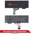 Клавиатура (keyboard) NSK-XH1BQ для ноутбука HP Omen 17-AN000, 17-AN001CA, 17-AN008CA, 17-AN010CA, черная с подсветкой