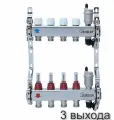 Коллекторная группа с расходомерами 1- 3/4 3 выхода ZEISSLER ZSc.405.0603S