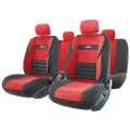 Авточехлы AUTOPROFI CMB-1105 COMFORT COMBO универсальные , 11 предметов, черный/красный, размер М