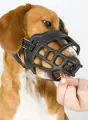 Намордник Muzzle Flex, резина, M–L (27 см, длина лобного ремня до 20 см), чёрный, Trixie