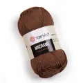 Пряжа Макраме (Macrame) упаковка 6 мотков 90 г. 130 м. 100% полиэстер цвет 151 коричневый