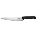 Нож кухонный Шеф-нож VICTORINOX Fibrox, лезвие: 22 см, черный