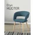 Стул для кухни премиум, стул кухонный Hugs Синий + Ножки Дуб