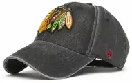Бейсболка Atributika & Club Chicago Blackhawks для мужчин и женщин, размер 55-58, черный