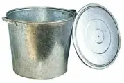 Бак с крышкой, 15,0 л оцинкованный Лысьва