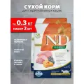 FARMINA CAT N&D GRAIN FREE PUMPKIN NEUTERED LAMB&BLUEBERRY беззерновой для взрослых стерилизованных кошек с ягненком, черникой и тыквой (0,3 + 0,3 кг)
