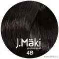 J.Maki Стойкий краситель для волос, 4B Шоколад, 60 мл
