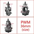 Карбюратор MAIKELONG PWM 34 36 38 40 42 мм для Keihin универсальный переключатель Karts 2T гоночный мотоцикл Скутер ATV KTM 250CC карбюратор, Черный