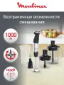Погружной блендер Moulinex Quickchef+ DD67L810, черный/серый