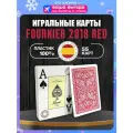 Карты Fournier 2818 red 100% пластик