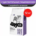 Сухой корм AJO Dog Sense с гречкой, для собак с чувствительным пищеварением, с индейкой и ягненком, 12 кг