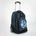 Сумка-рюкзак на колесах RUNA, Волк, для фигурных коньков, роликов, одежды, экипировки и аксессуаров