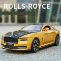 Машинка Rolls-Royce Spectre. Металлическая модель автомобиля Ролс Ройс Спектр золото 22см. Инерционная игрушка машина 1:24