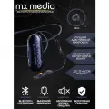 Микронаушник беспроводной MXMEDIA Black Ultra MAX капсульный MAX с 2 микрофонами (встроенный и подключаемый с кнопкой-пищалкой)