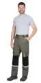 Брюки стан оливковые с черным и красным р. 48-50/170-176 / Брюки рабочие мужские / Брюки рабочие