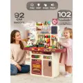Кухня детская игровая 92 см, с водой и паром, свет, звук 102 предмета