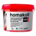 Клей homakoll 164 Prof 3 кг для гибких напольных покрытий, морозостойкий