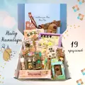 Подарочный набор с игрушкой Капибара ; канцелярия от Box2You , подарок детям из 19 предметов.