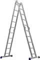 СИБИН ЛТ-45, 4 x 5 ступени, алюминиевая, четырехсекционная лестница-трансформер (38853)