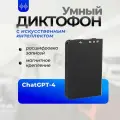 Мини диктофон для записи и прослушивания с ии ai ChatGpt-4