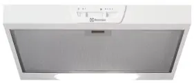 Вытяжка плоская Electrolux LFU9215W, отвод и рециркуляция, мех. управление, 67 дБ, белая