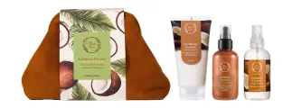 Fresh Line Caribbean Coconut Set Набор для ухода за телом с ароматом кокоса в косметичке
