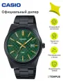 Наручные часы CASIO, золотой, зеленый, черный
