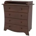 Бельевой комод Гандылян Арландо пеленальный, 96х84 см, 4 ящ., орех