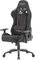 Игровое кресло Everprof Ghost, черное, газлифт, с подголовником