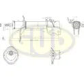 Амортизатор NIS X-TRAIL 01- ПЕР L G.U.D. GSA334361
