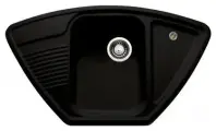 Мойка GRANICOM G-008 (850*505мм), угловая (антрацит)