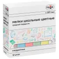 ГАММА Мелки школьные цветные, 12 штук, 15 упаковок, разноцветный, 15 уп.