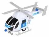 Вертолет AUTODRIVE 20см инерц. на бат. со светом и звуком, белый, в/к 22,5*10*13,5, ,