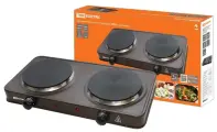 Электроплитка двухконф. ЭПД2 230 В, 2х1 кВт, диск, коричневая, TDM SQ2504-0009 (Артикул: 4100015182)