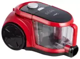 Пылесос для дома бытовой Midea VCS41S160, 1600 Вт, 2 насадки, HEPA фильтр, контейнер 3 л, красный/черный