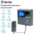 Мини-портативная машина учета рабочего времени по отпечаткам пальцев, 1000 пользователей, RFID-контроль доступа, офисная разблокировка отпечатков пальцев/карты/пароля