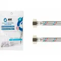 Гибкая подводка для воды гайка 1 - гайка 1 AV ENGINEERING 40 см (AVE20640)