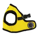 Шлейка Puppia Soft vest harness B, обхват шеи 36  см, желтый/черный, XL