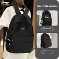 Рюкзак LI-NING, Backpack for Women Middle And High School Students College S, большая вместимость, для путешествий, для активного отдыха, городской, повседневный, школьный, деловой, для мужчин