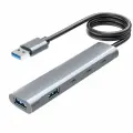 Хаб USB 3.2 Gen1 (5Гб/с) 4 порта (ORIENT CU-422A)