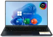 Ноутбук ASUS Vivobook 15,15.6, AMD Ryzen 7 5825U, 16ГБ, 1ТБ, AMD Radeon Vega 8, Win11Pro, синий, Рус. раскладка