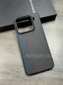 Чехол углеродное волокно, для xiaomi 15, 600D углеродное волокно ударопрочныйСверхтонкий