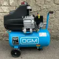 Компрессор DGM AC-125C, поршневой, коаксиальный привод, манометр, электрический, 1,5 кВт