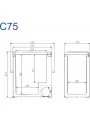 Автохолодильник Alpicool C75 (12/24)